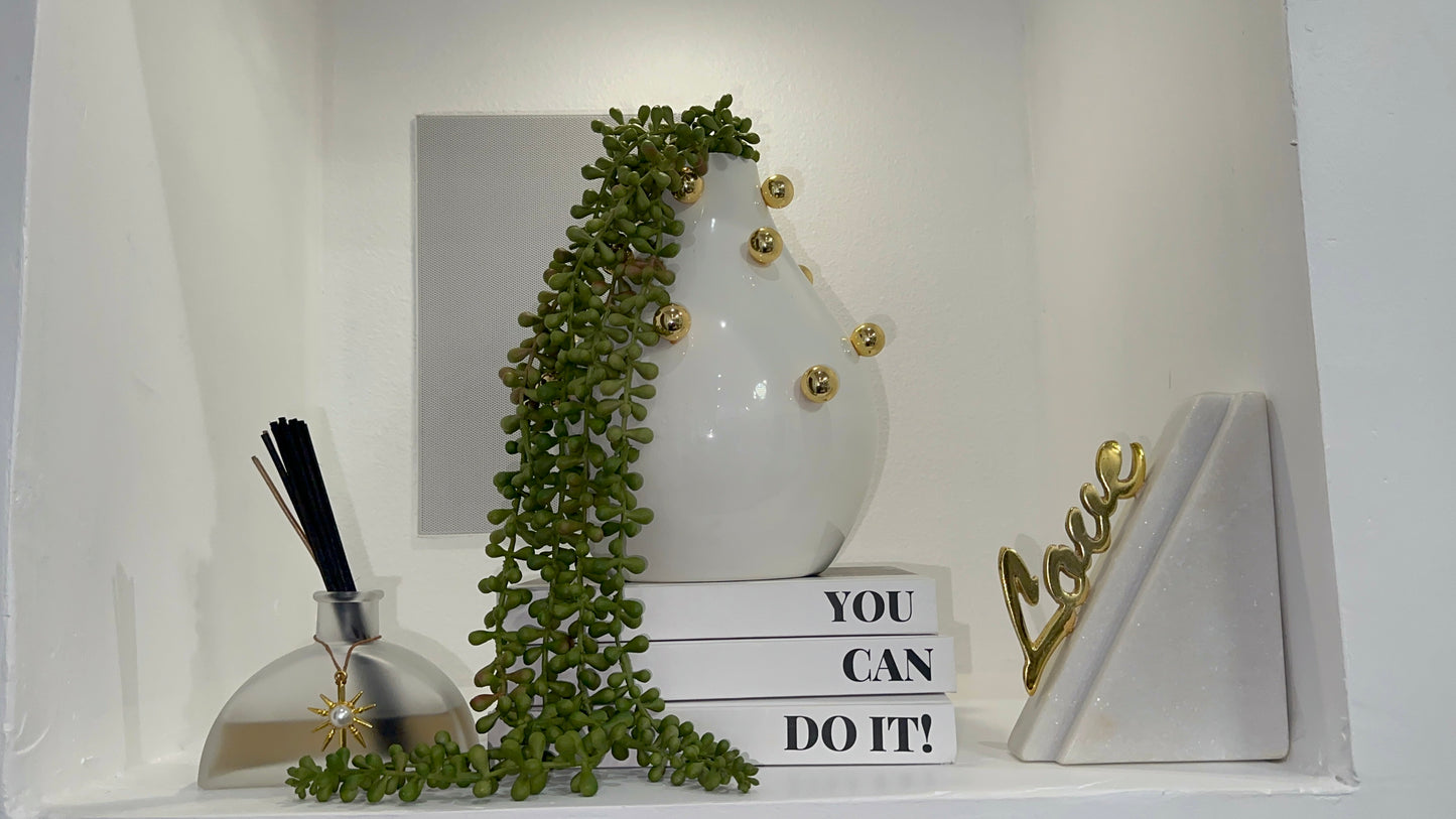 “YOU CAN DO IT” AFFIRMATION DECORATIVE BOOK SET (EMPTY PAGES)