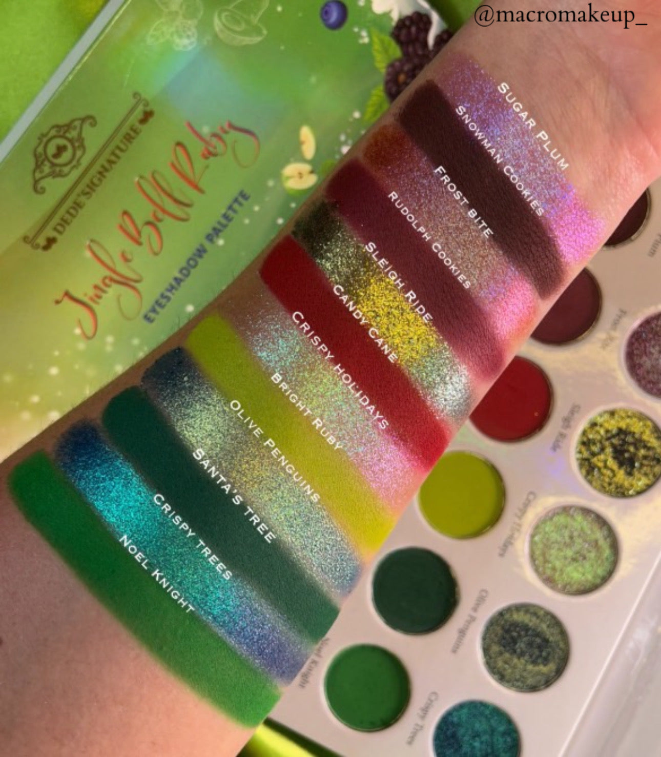 Jingle Bell Ruby Eyeshadow Palette