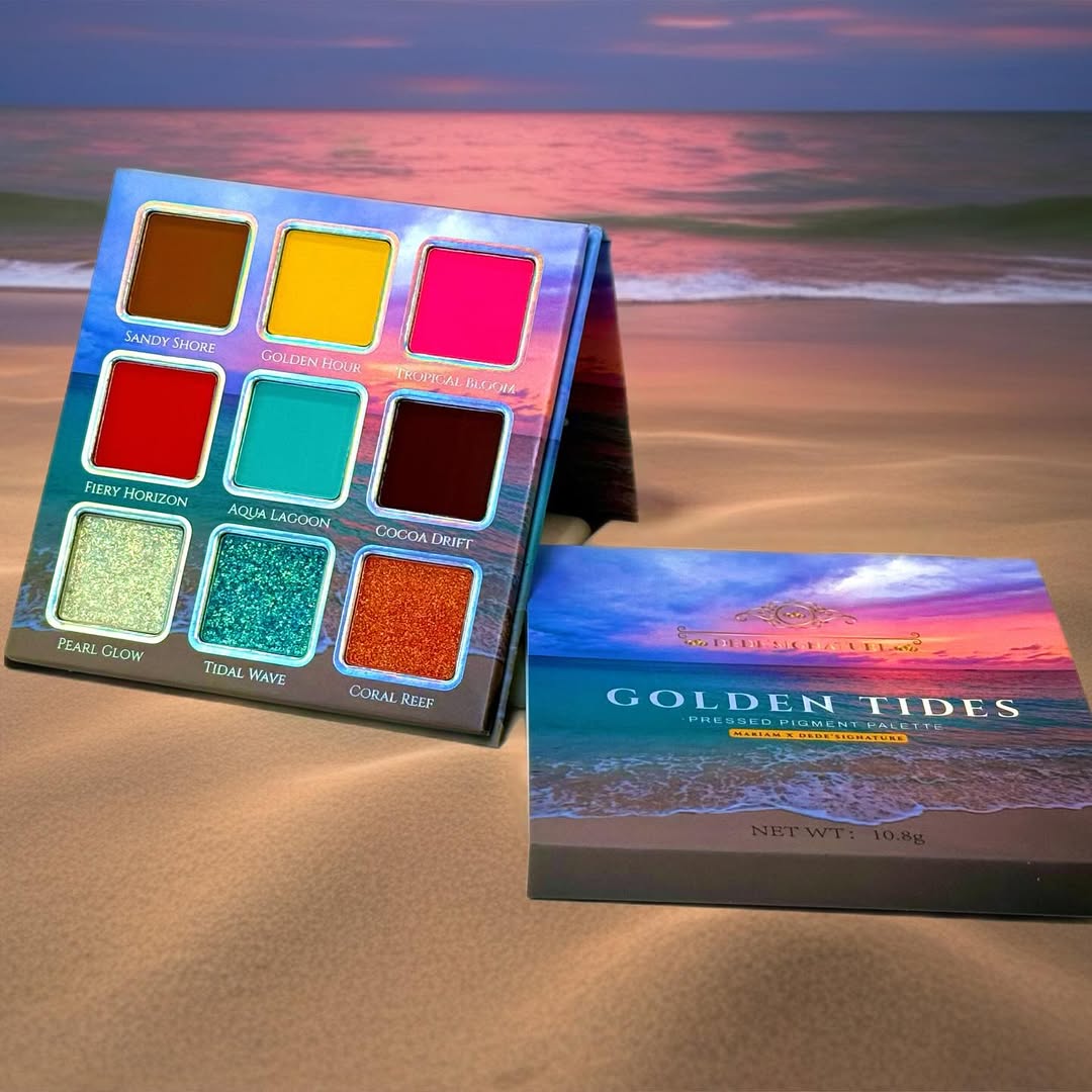 GOLDEN TIDES PALETTE X MARIAM_TUTORIALS (NON-MAGNETIC)