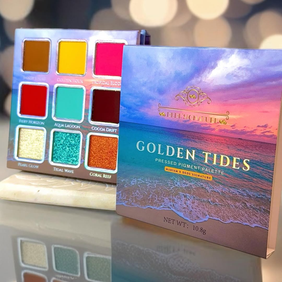 GOLDEN TIDES PALETTE X MARIAM_TUTORIALS (NON-MAGNETIC)