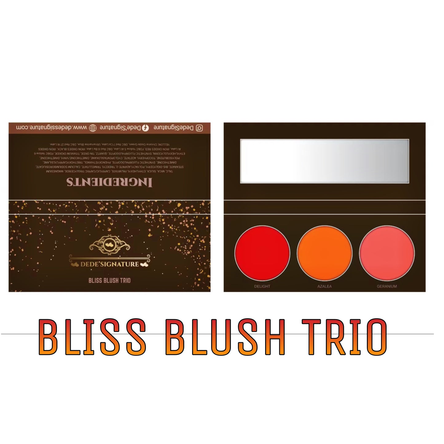 BLUSH BLISS TRIO [NON MAGNETIC]