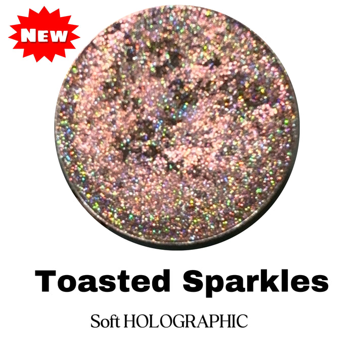“Toasted Sparkles” Soft HOLOGRAPHIC EYESHADOW
