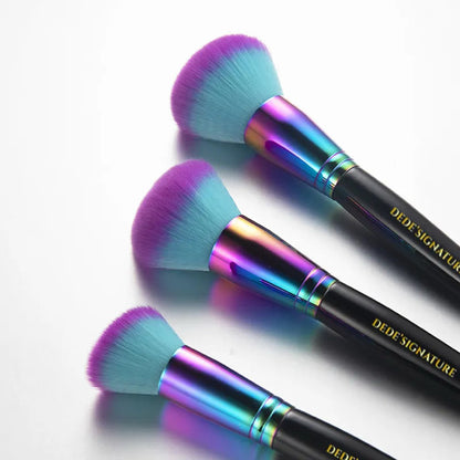 10 Piece Holographic Brush Set