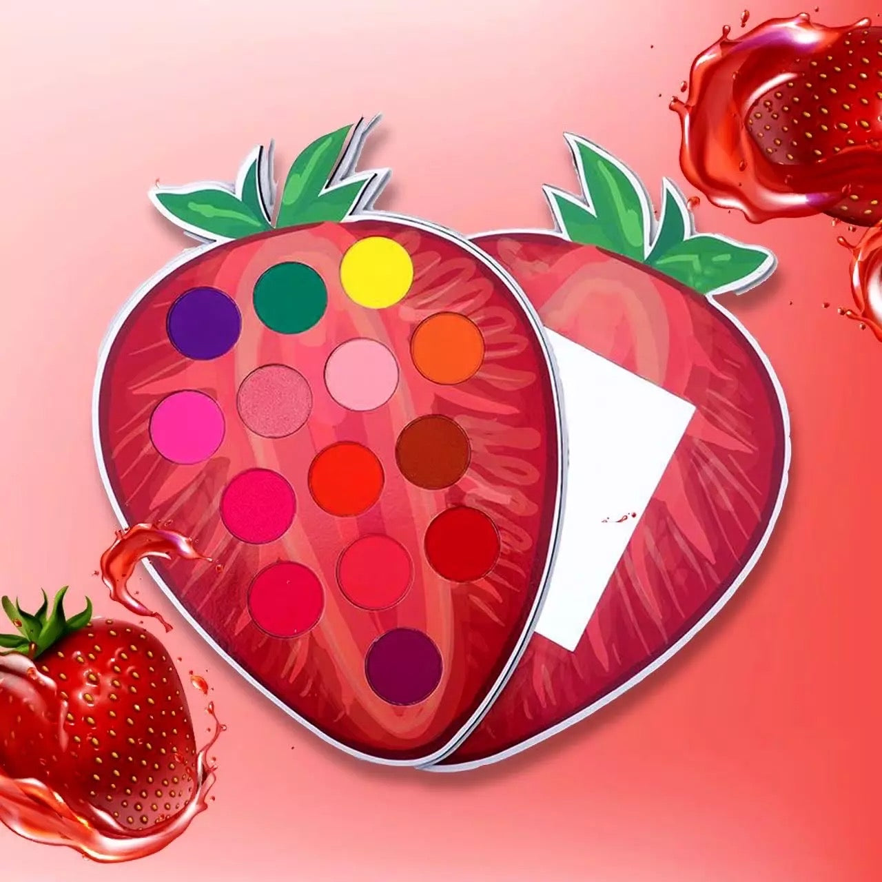 STRAWBERRY SHAPED EYESHADOW PALETTE