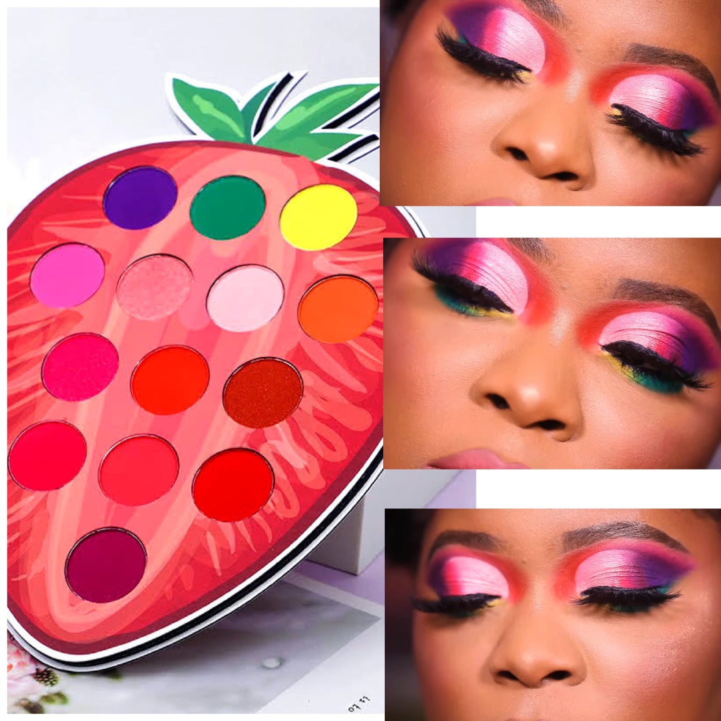 STRAWBERRY SHAPED EYESHADOW PALETTE