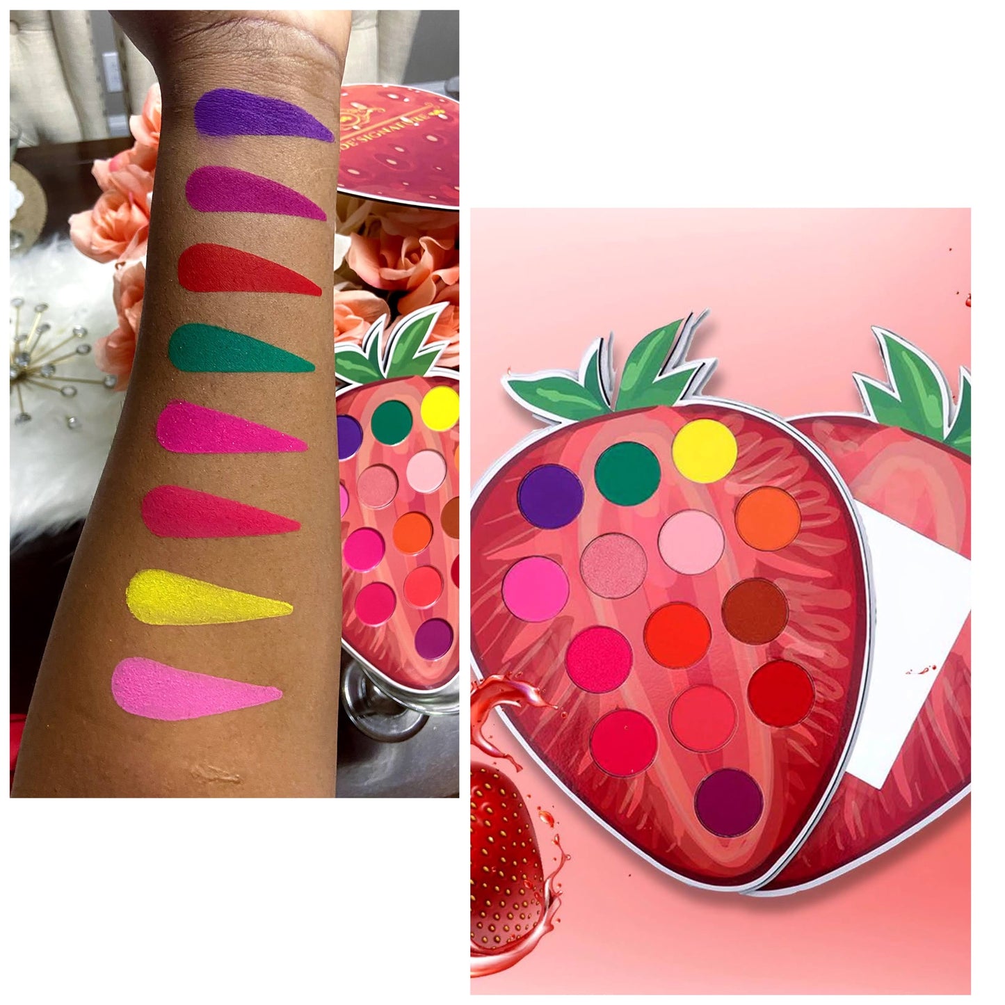 STRAWBERRY SHAPED EYESHADOW PALETTE