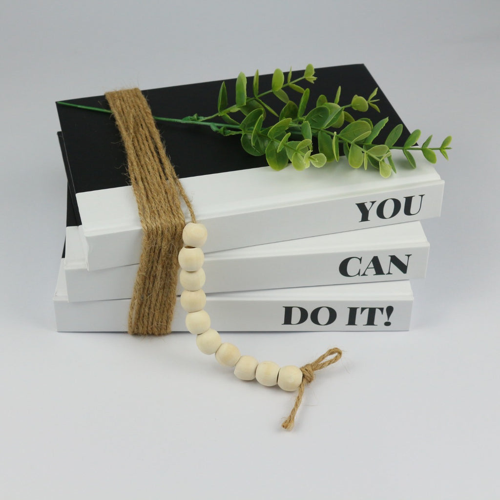 “YOU CAN DO IT” AFFIRMATION DECORATIVE BOOK SET (EMPTY PAGES)