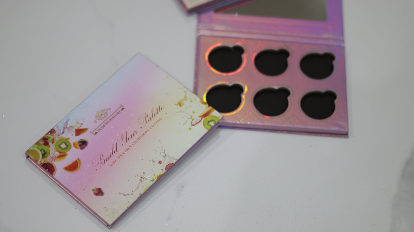 “BUILD YOUR PALETTE” EMPTY MAGNETIC 6 PAN PALETTE