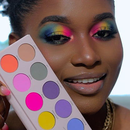 SWEET AESTHETICS ALL MATTE EYESHADOW PALETTE [NON MAGNETIC]