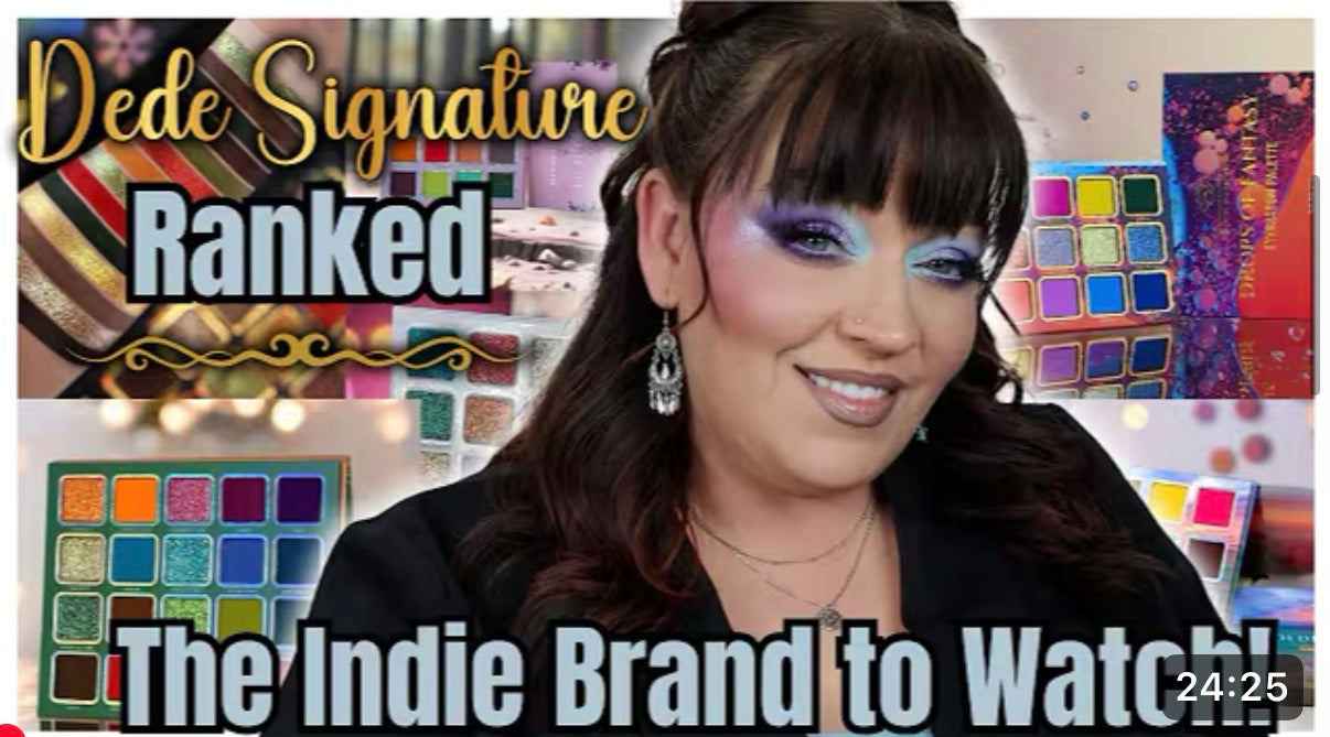 Load video: Heather Eaglen Ranks all Dedes’Signature Palettes